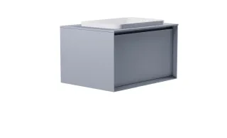 Тумба с раковиной Astra-Form Фрейм 4631177715198 70 см голубой матовый